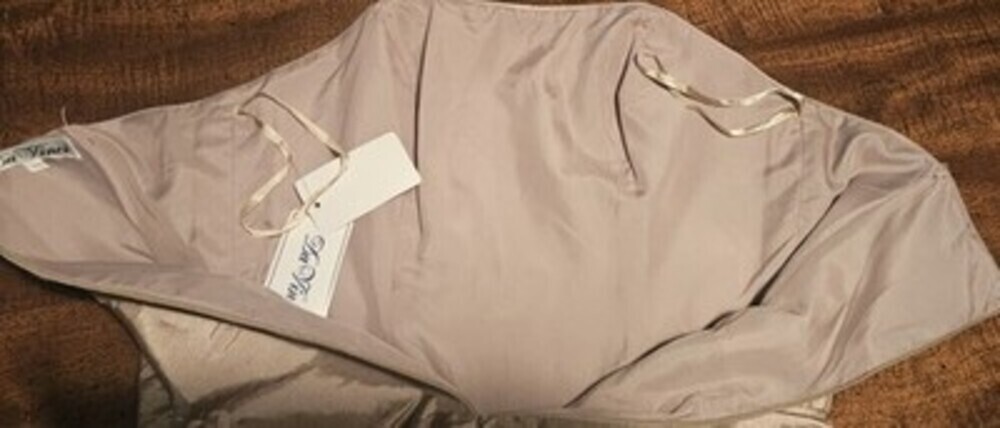 DaVinci Strapless Bandea Cocktail Formal Knee Length Dress Sz 10 Cafe Chocolate - Picture 5 of 13
